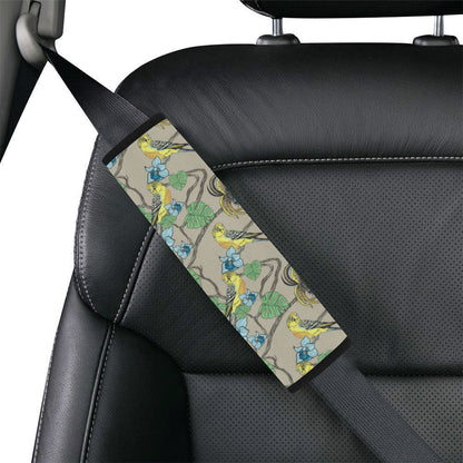 Parakeet Pattern Print Design A02 Car Seat Belt Cover