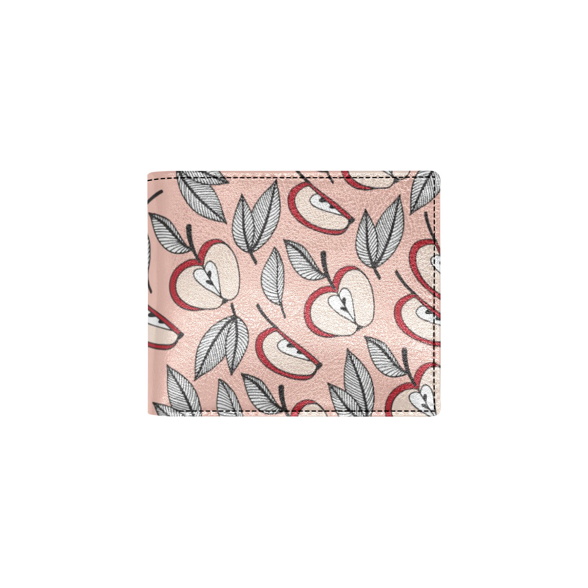 Apple Pattern Print Design AP04 Men's ID Card Wallet