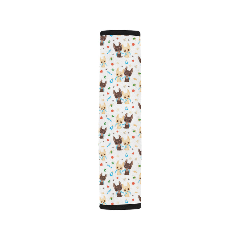 Chihuahua Pattern Print Design 06 Car Seat Belt Cover