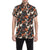 Chicken Print Pattern Men's Short Sleeve Button Up Shirt