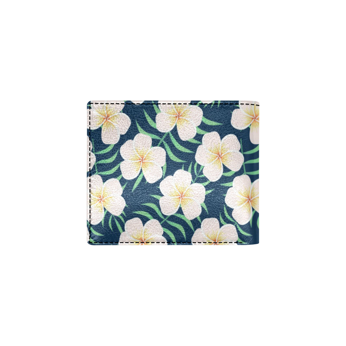 Pink Plumeria Pattern Print Design PM016 Men's ID Card Wallet