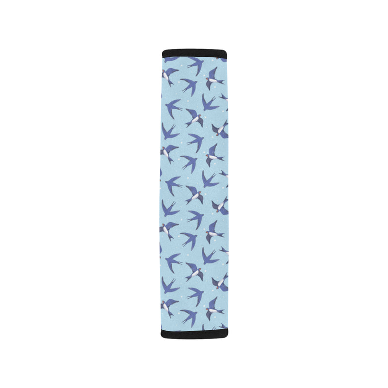 Swallow Bird Pattern Print Design 06 Car Seat Belt Cover