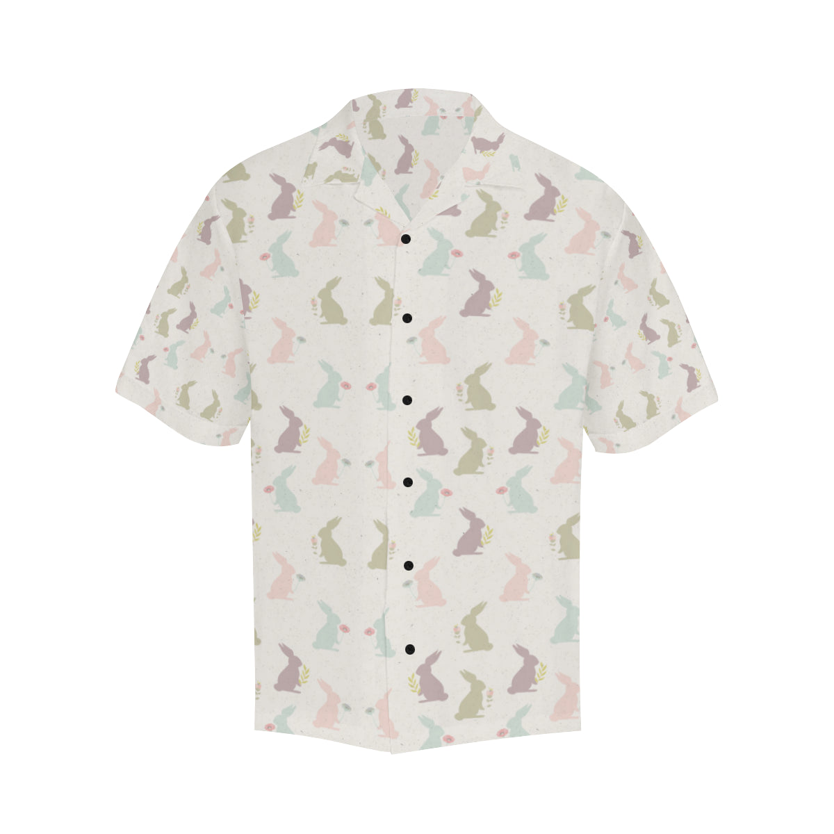 Bunny Pattern Print Design 05 Men's Hawaiian Shirt