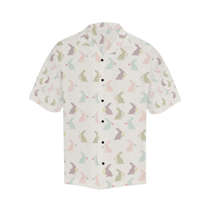Bunny Pattern Print Design 05 Men's Hawaiian Shirt