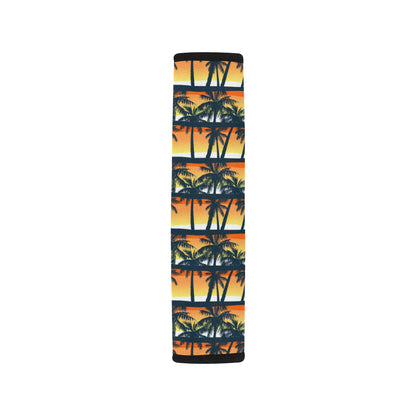 Palm Tree Pattern Print Design PT011 Car Seat Belt Cover