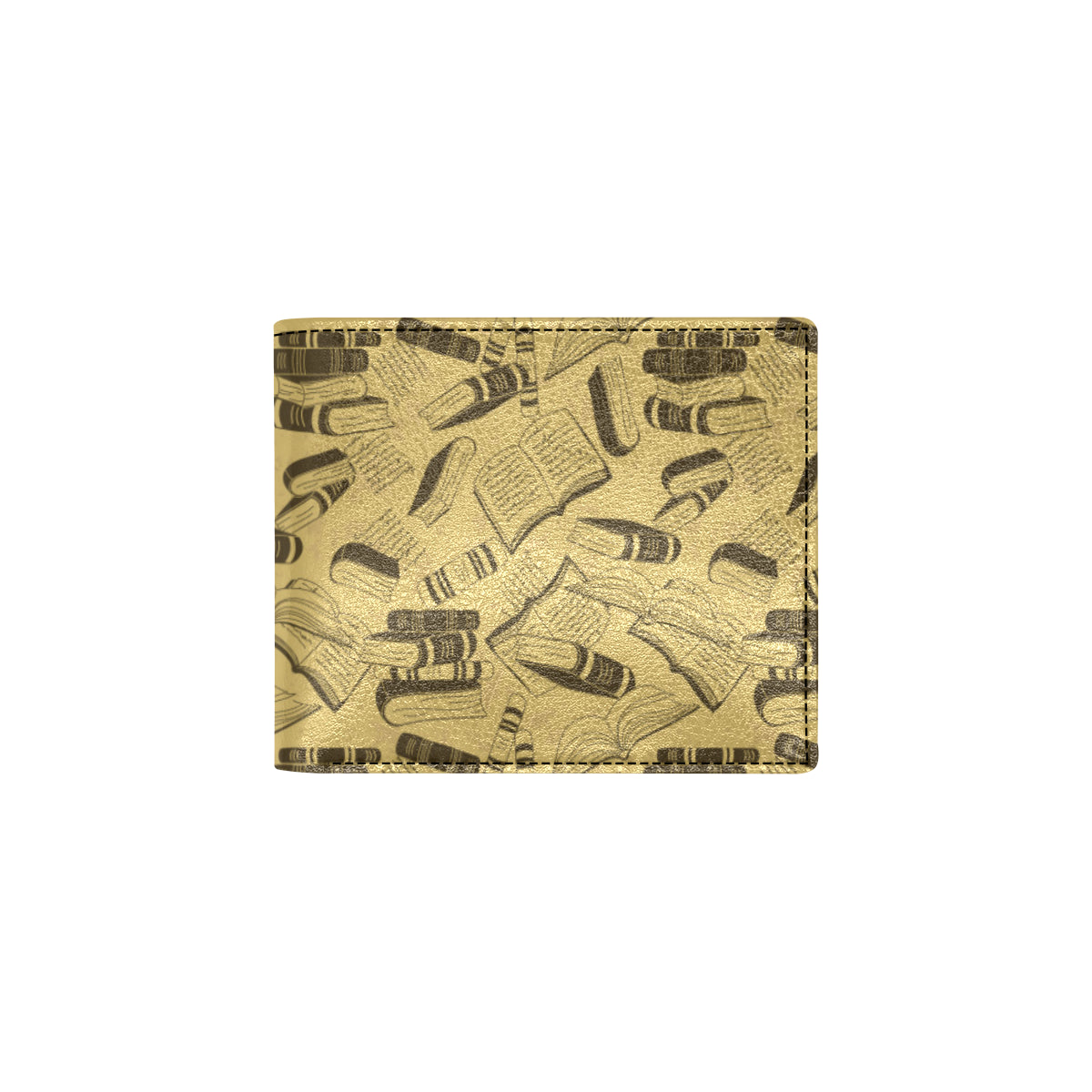 Book Pattern Print Design 02 Men's ID Card Wallet