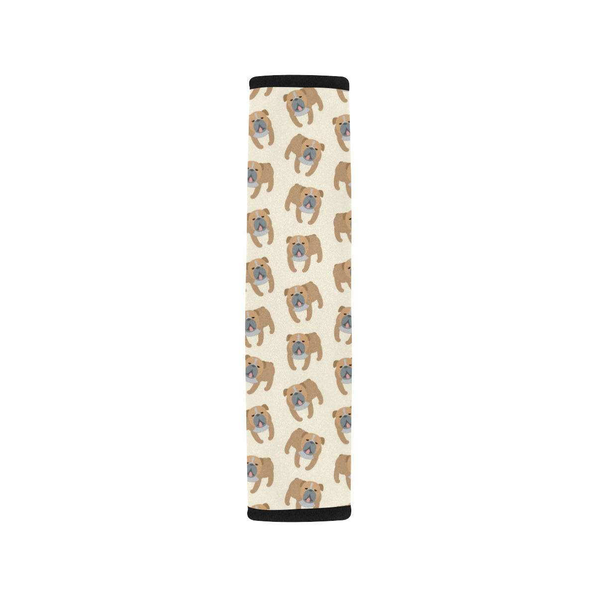Bulldogs Pattern Print Design 01 Car Seat Belt Cover