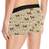 Beagle Pattern Print Design 01 Men's Boxer Briefs