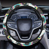 Donut Unicorn Pattern Print Design DN09 Steering Wheel Cover with Elastic Edge