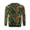 Bird Of Paradise Pattern Print Design BOP010 Men Long Sleeve Sweatshirt