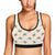 Cowboy Pattern Print Design 01 Sports Bra