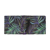 Tropical Palm Leaves Pattern Brightness Men's ID Card Wallet