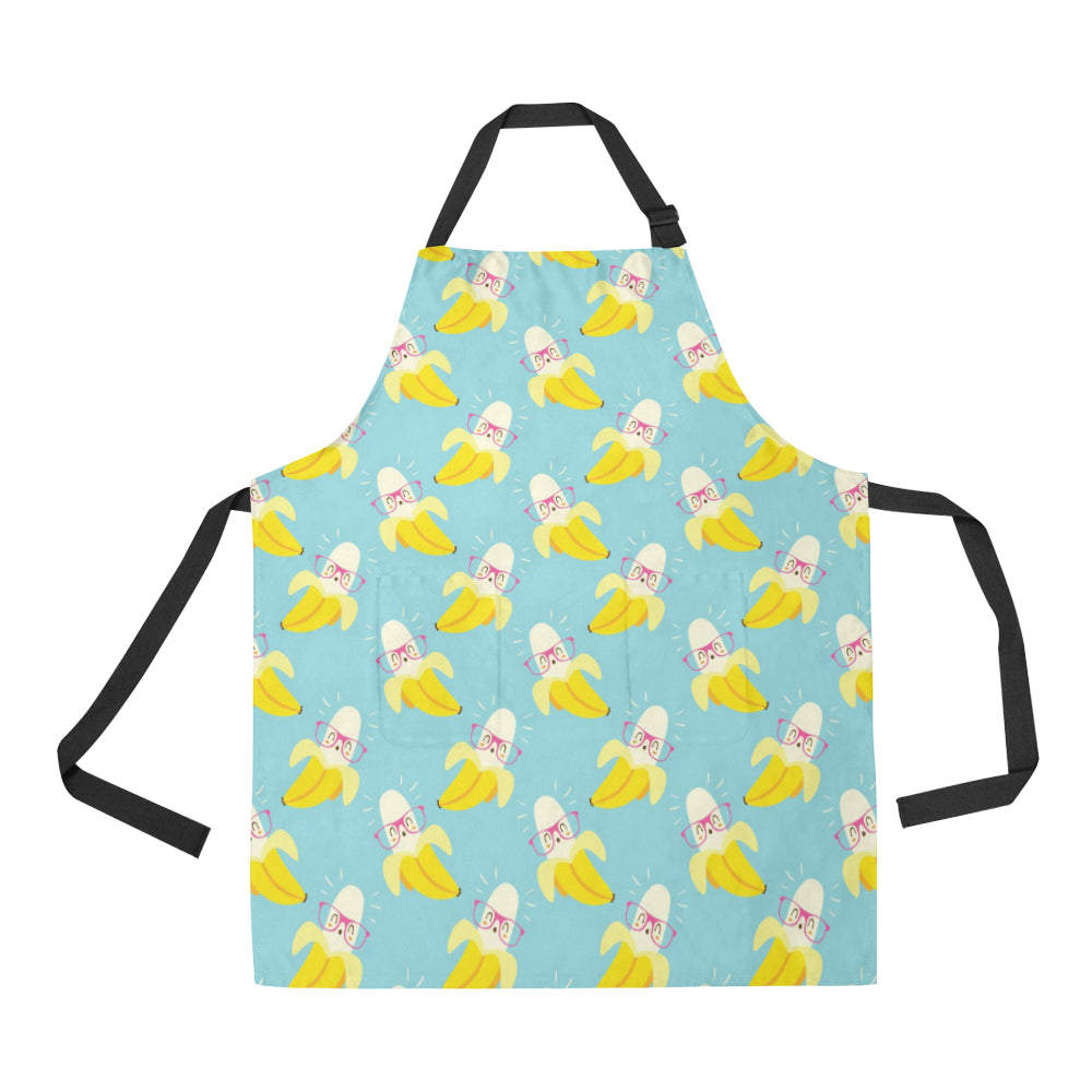 Banana Pattern Print Design BA07 Apron with Pocket