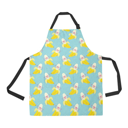 Banana Pattern Print Design BA07 Apron with Pocket