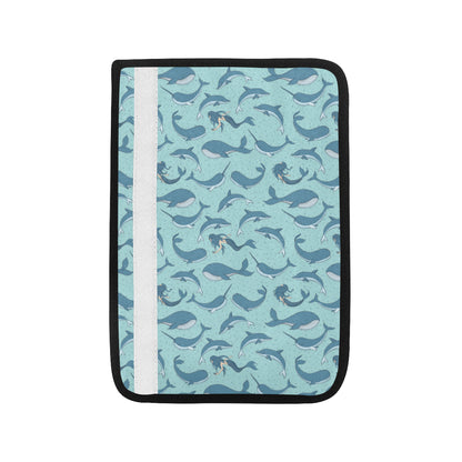 Narwhal Themed Print Car Seat Belt Cover