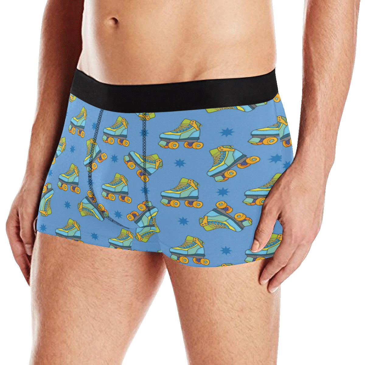 Roller skate Pattern Print Design A04 Men's Boxer Briefs