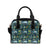 Camping Pattern Print Design 02 Shoulder Handbag