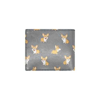 Pembroke Welsh Corgis Pattern Print Design A02 Men's ID Card Wallet