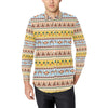 Native American Pattern Design Print Men's Long Sleeve Shirt