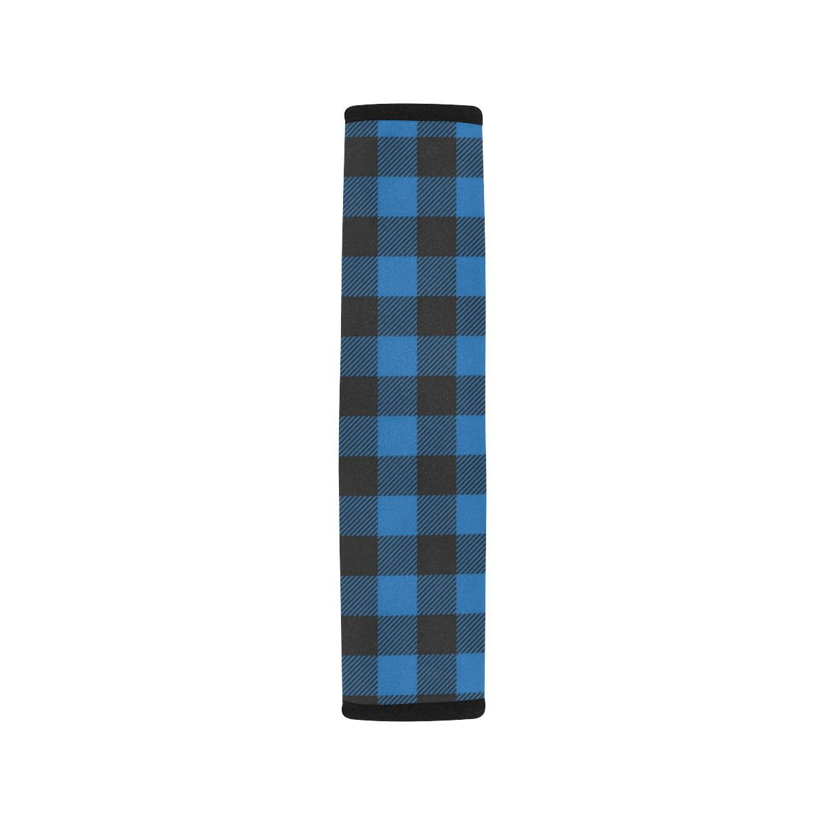 Buffalo check Blue Pattern Print Design 03 Car Seat Belt Cover