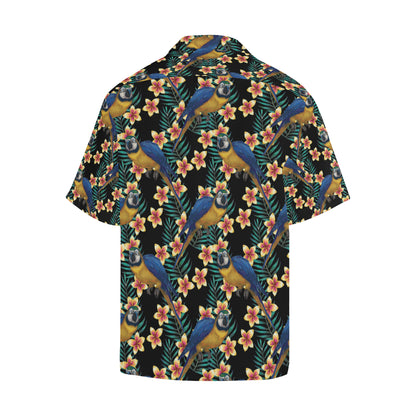 Macaw Pattern Print Design 01 Men's Hawaiian Shirt