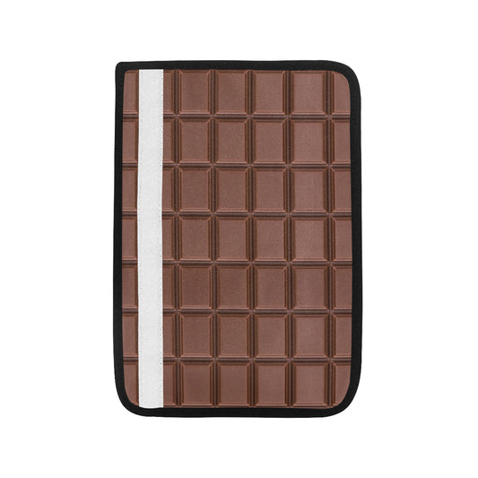 Chocolate Pattern Print Design 03 Car Seat Belt Cover