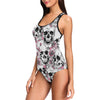 Cherry Blossom Pattern Print Design CB03 Women Swimsuit