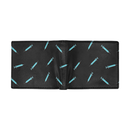 Phlebotomist Pattern Print Design A04 Men's ID Card Wallet