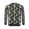 Daisy Pattern Print Design DS07 Men Long Sleeve Sweatshirt