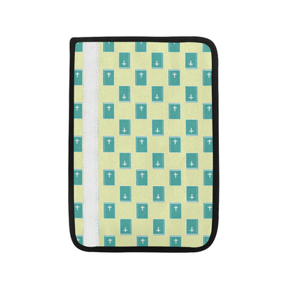 Bible Pattern Print Design 04 Car Seat Belt Cover