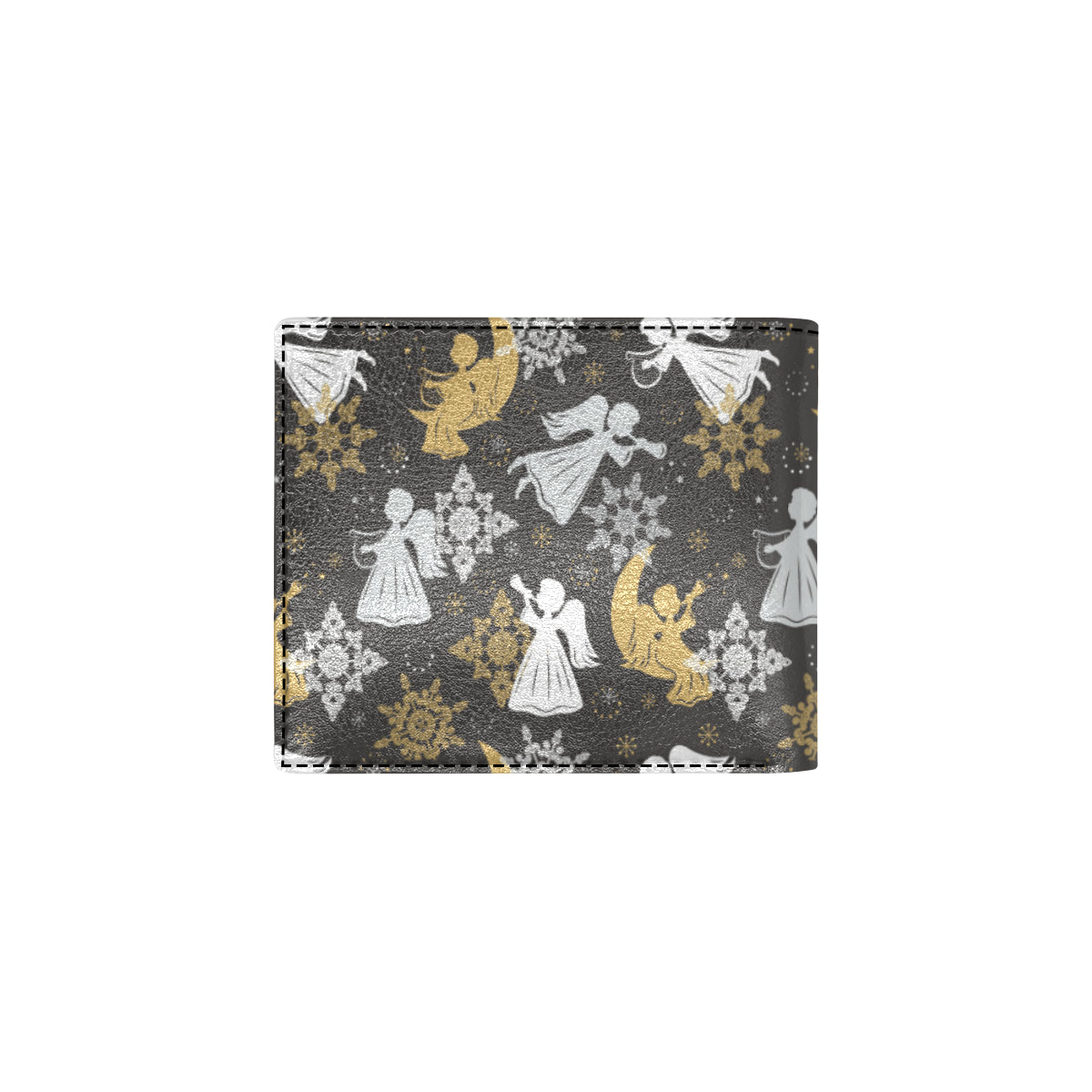 Angel Pattern Print Design 04 Men's ID Card Wallet