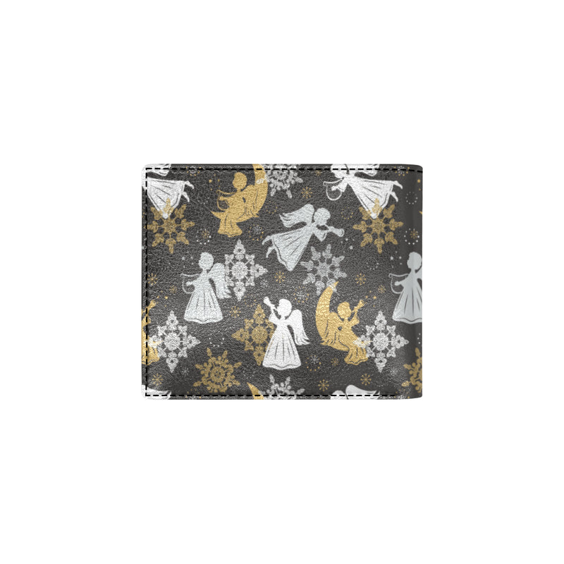 Angel Pattern Print Design 04 Men's ID Card Wallet