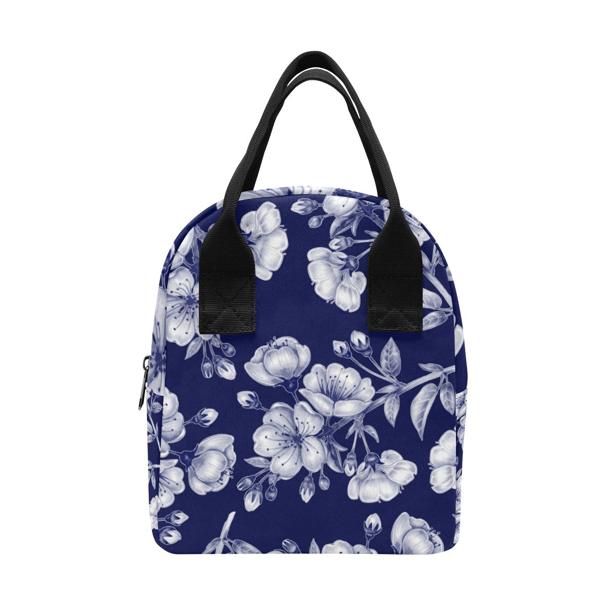 Cherry Blossom Pattern Print Design CB01 Insulated Lunch Bag