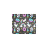 Donut Unicorn Pattern Print Design DN09 Men's ID Card Wallet