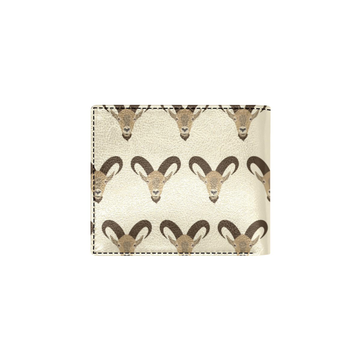 Goat Pattern Print Design 01 Men's ID Card Wallet