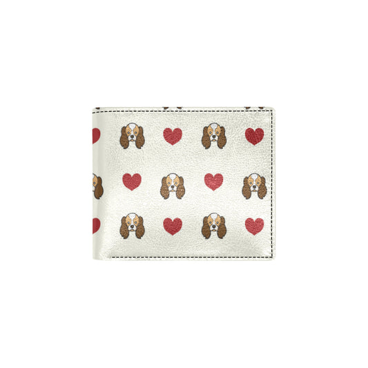 Cavalier King Charles Spaniels Pattern Print Desig Men's ID Card Wallet