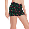 Cranberry Pattern Print Design CB01 Yoga Shorts