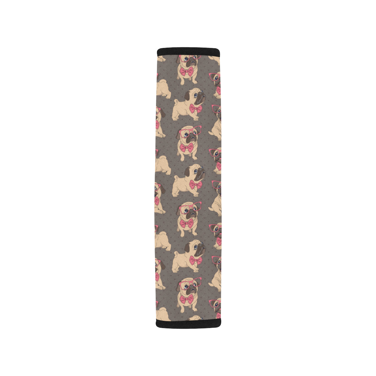 Pug Pattern Print Design A05 Car Seat Belt Cover