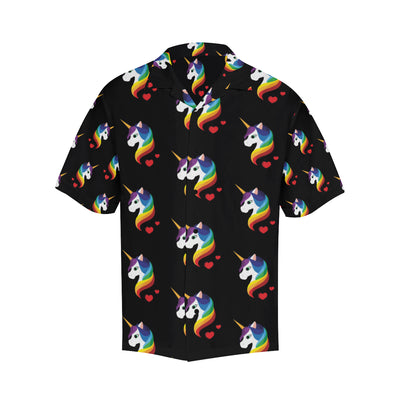 Rainbow Unicorn Pattern Print Design A03 Men's Hawaiian Shirt