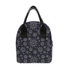 Sun Moon Pattern Insulated Lunch Bag