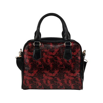 Gecko Pattern Print Design 04 Shoulder Handbag