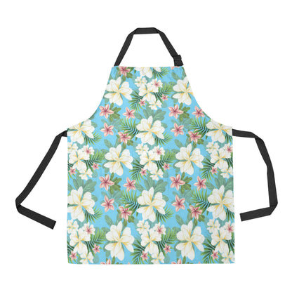 Plumeria Pattern Print Design PM028 Apron with Pocket