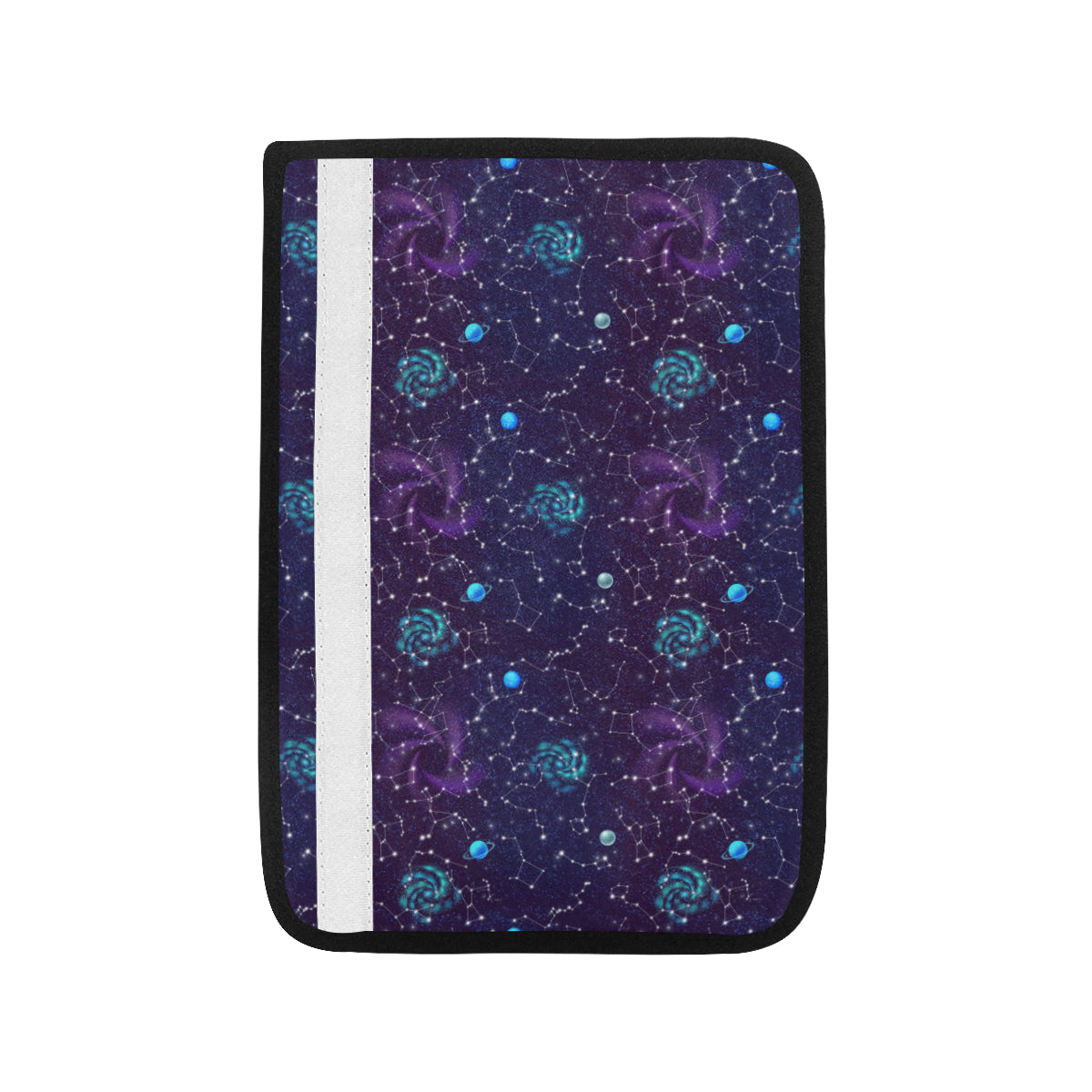 Zodiac Galaxy Design Print Car Seat Belt Cover