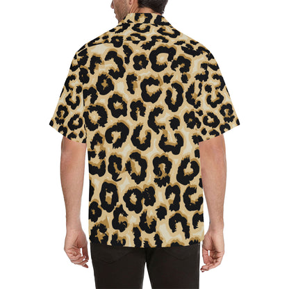 Jaguar Skin Pattern Print Design 02 Men's Hawaiian Shirt
