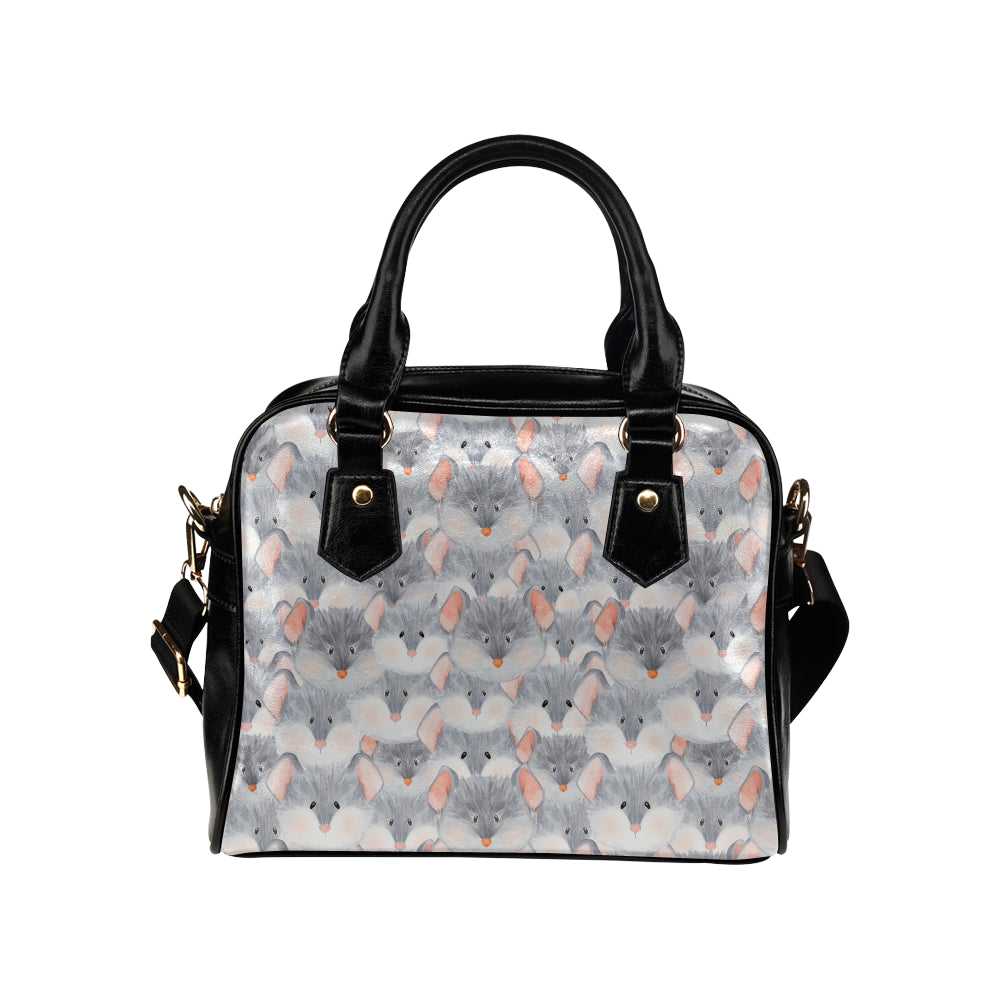 Rat Baby Pattern Print Design 02 Shoulder Handbag