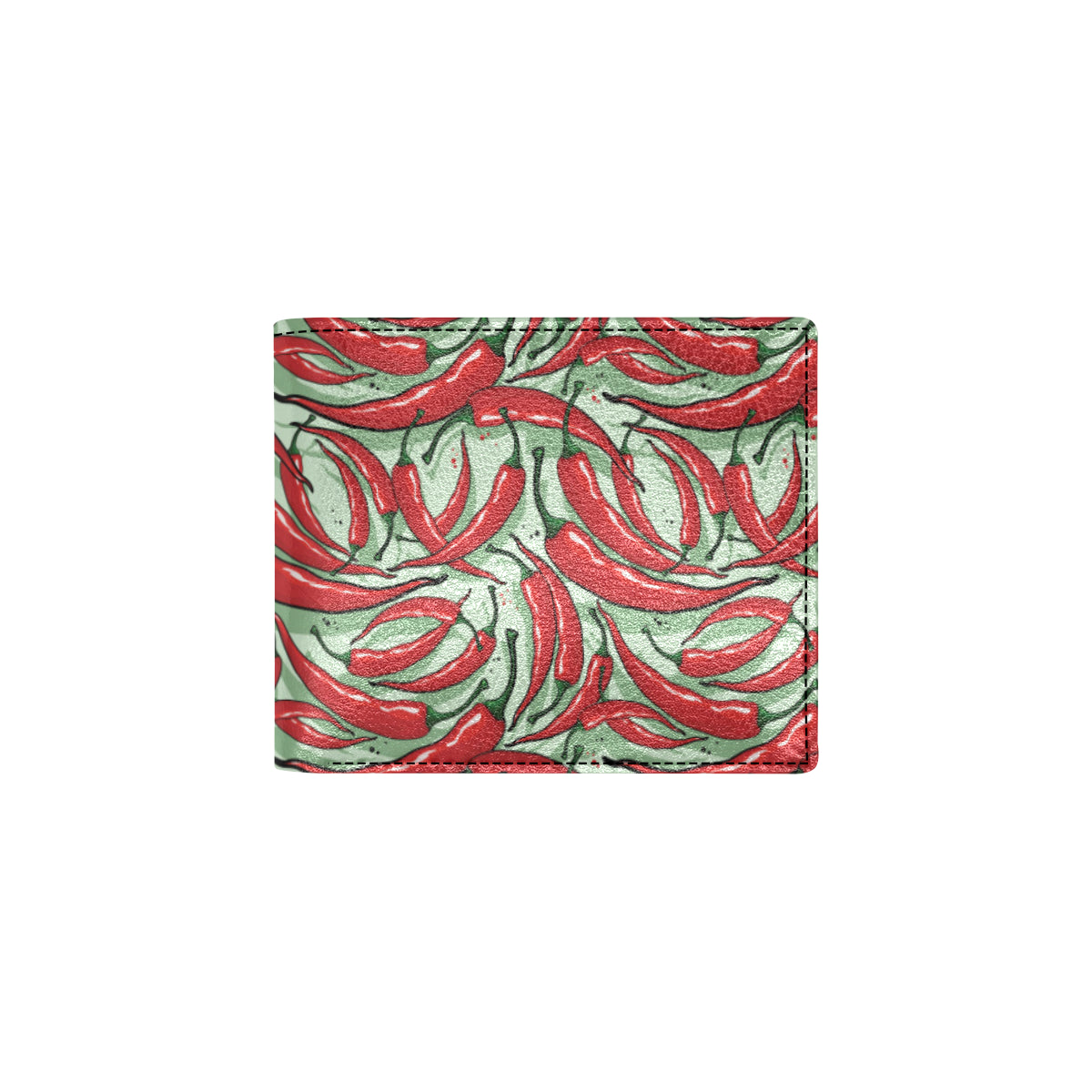 Chilli Pepper Pattern Print Design 04 Men's ID Card Wallet