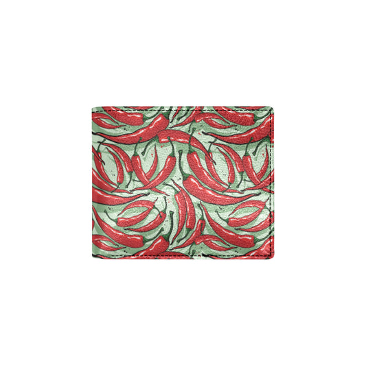 Chilli Pepper Pattern Print Design 04 Men's ID Card Wallet