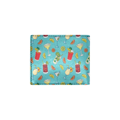 Cocktail Pattern Print Design 05 Men's ID Card Wallet