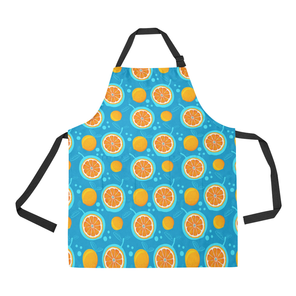 Grapefruit Pattern Print Design GF03 Apron with Pocket