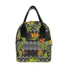 Bird Of Paradise Pattern Print Design BOP07 Insulated Lunch Bag